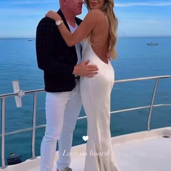 Retrofete Eve White Halter Maxi Dress - Picture 3 of 6